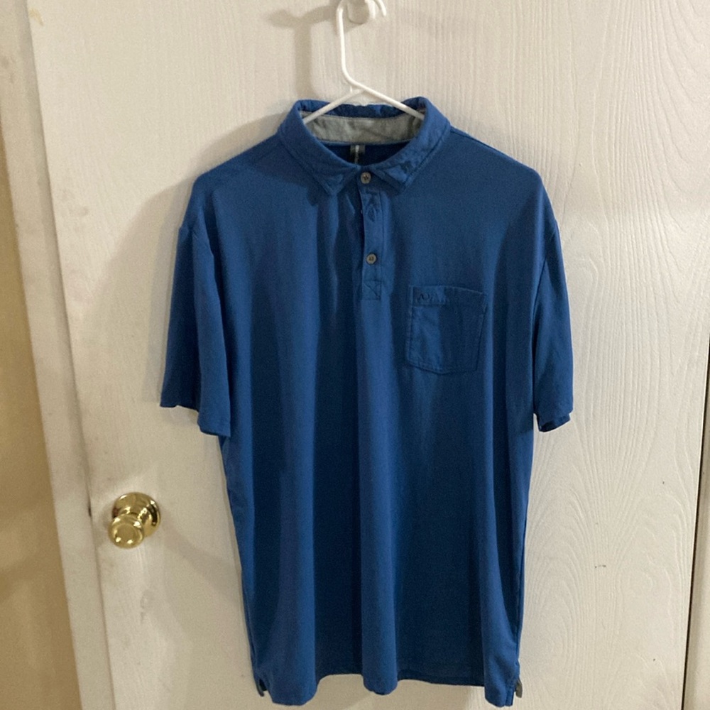 Men's AndersonOrd Blue Polo Shirt. Large